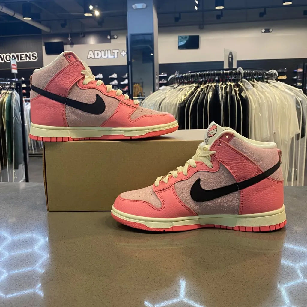 Nike Dunk High Hoops Pack Pink (Women's) Size 8.5W DX3359-600 - Pre-Owned (Replacement Box)