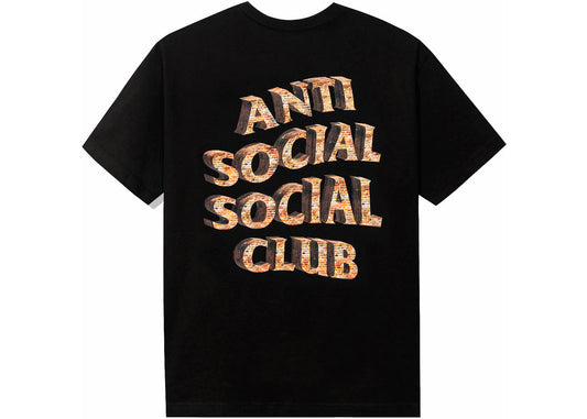 Anti Social Social Club White Picket Fence Tee Black