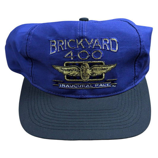 Vintage 1994 NASCAR Brickyard 400 Inaugural Race Snapback Hat - Used/Worn