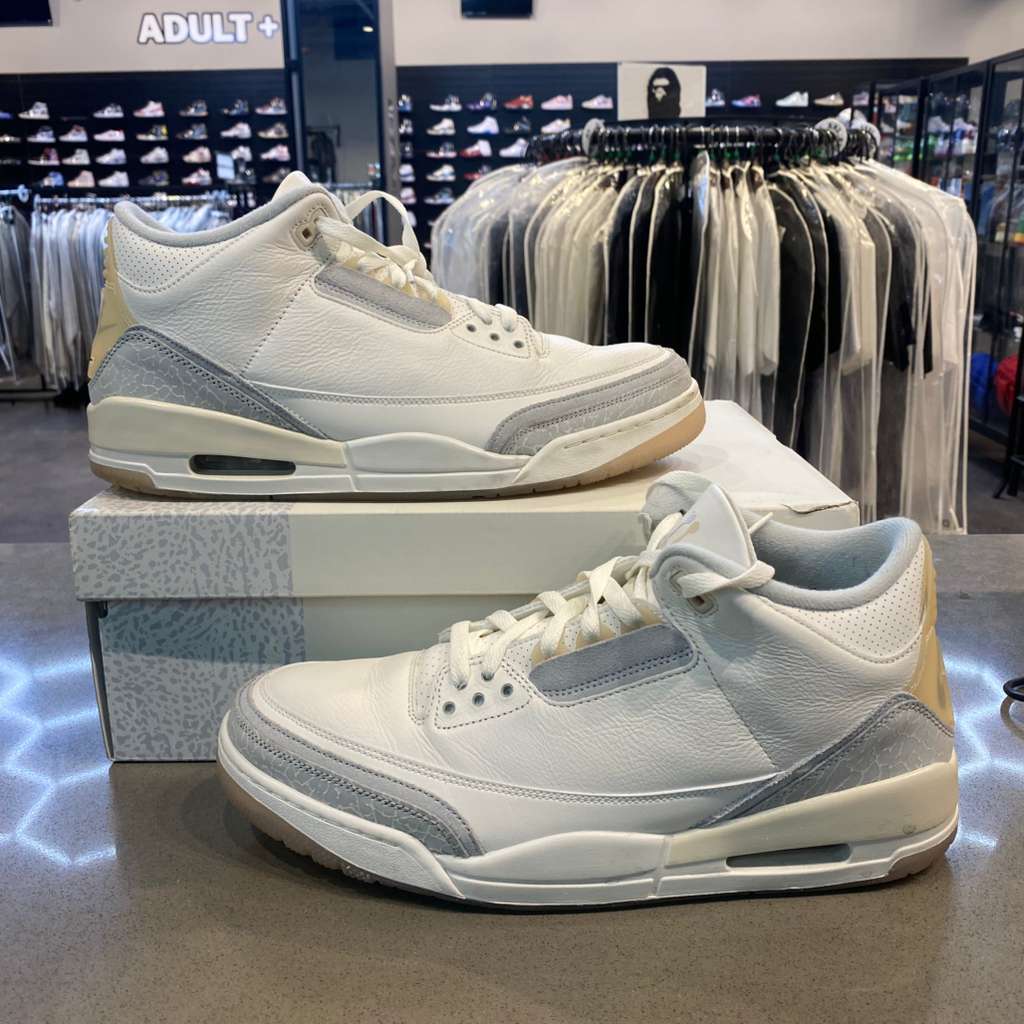 Jordan 3 Retro Craft Ivory Size 13 FJ9479-100 - Pre-Owned