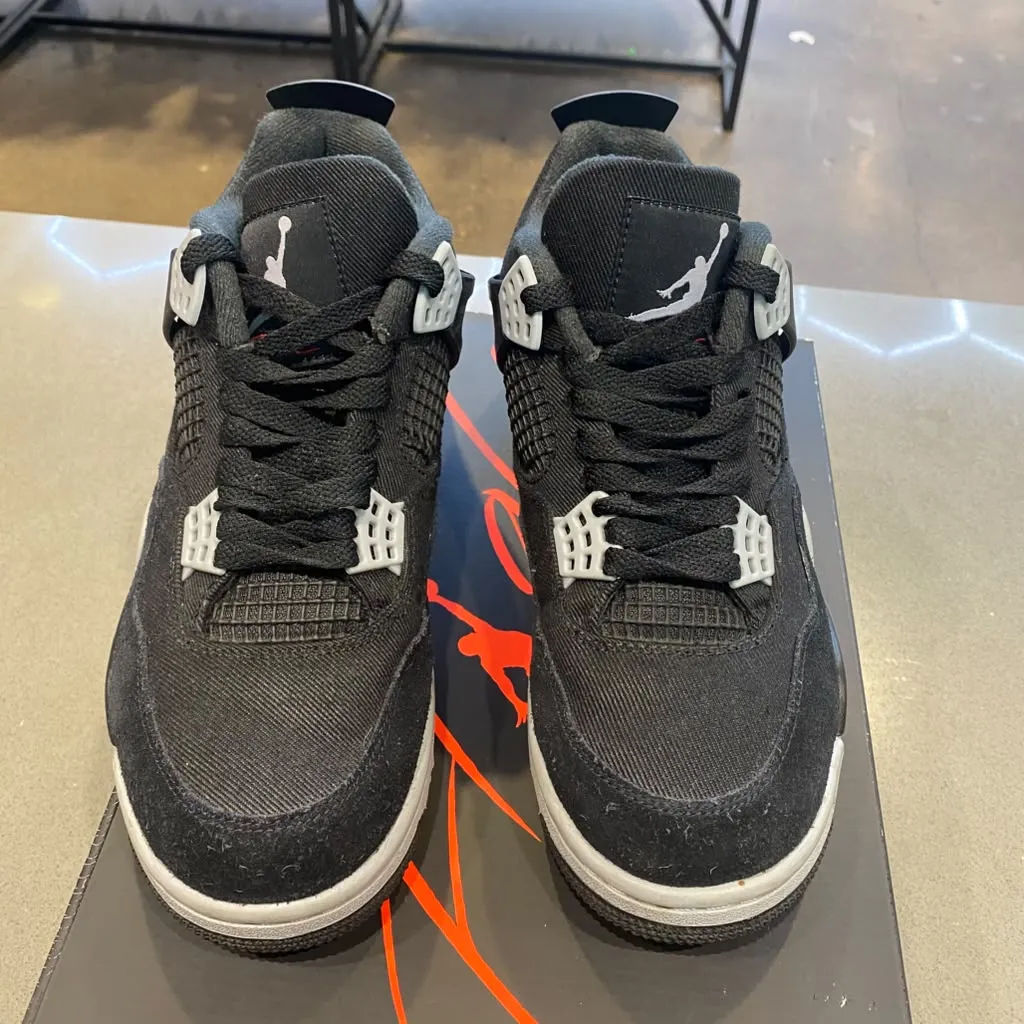 Jordan 4 Retro SE Black Canvas Size 8 DH7138-006 - Pre-Owned