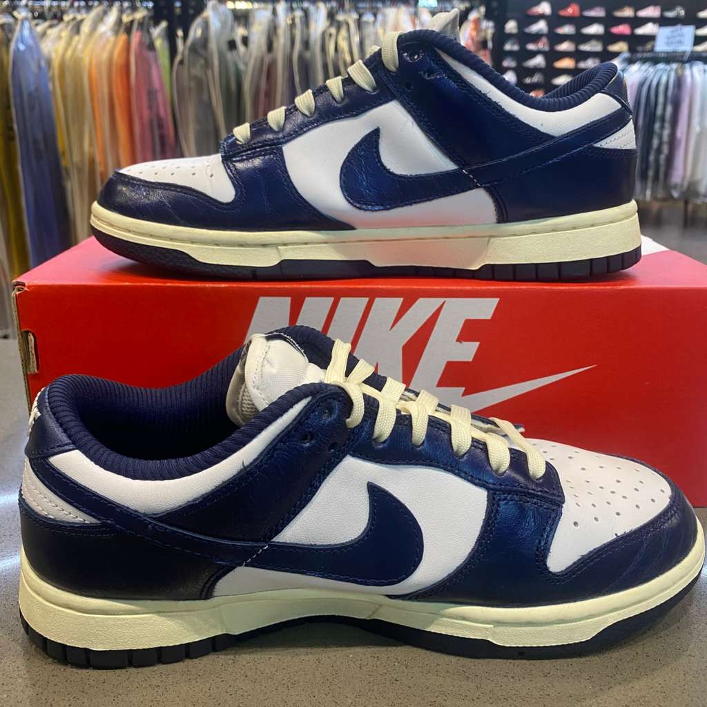Nike Dunk Low PRM Vintage Navy (Women's) - Pre-Owned