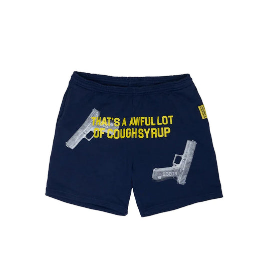 Awful Lot of Cough Syrup Glocc Shorts Navy