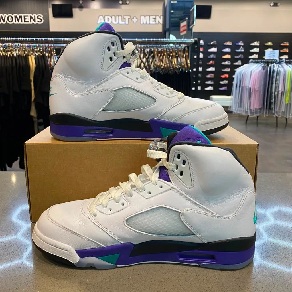 Jordan 5 Retro Grape (2025) Size 8.5 HQ7978-100 - Pre-Owned (Replacement Box)