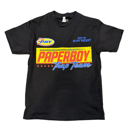 Paper Boy Raceblock Tee Black/Blue