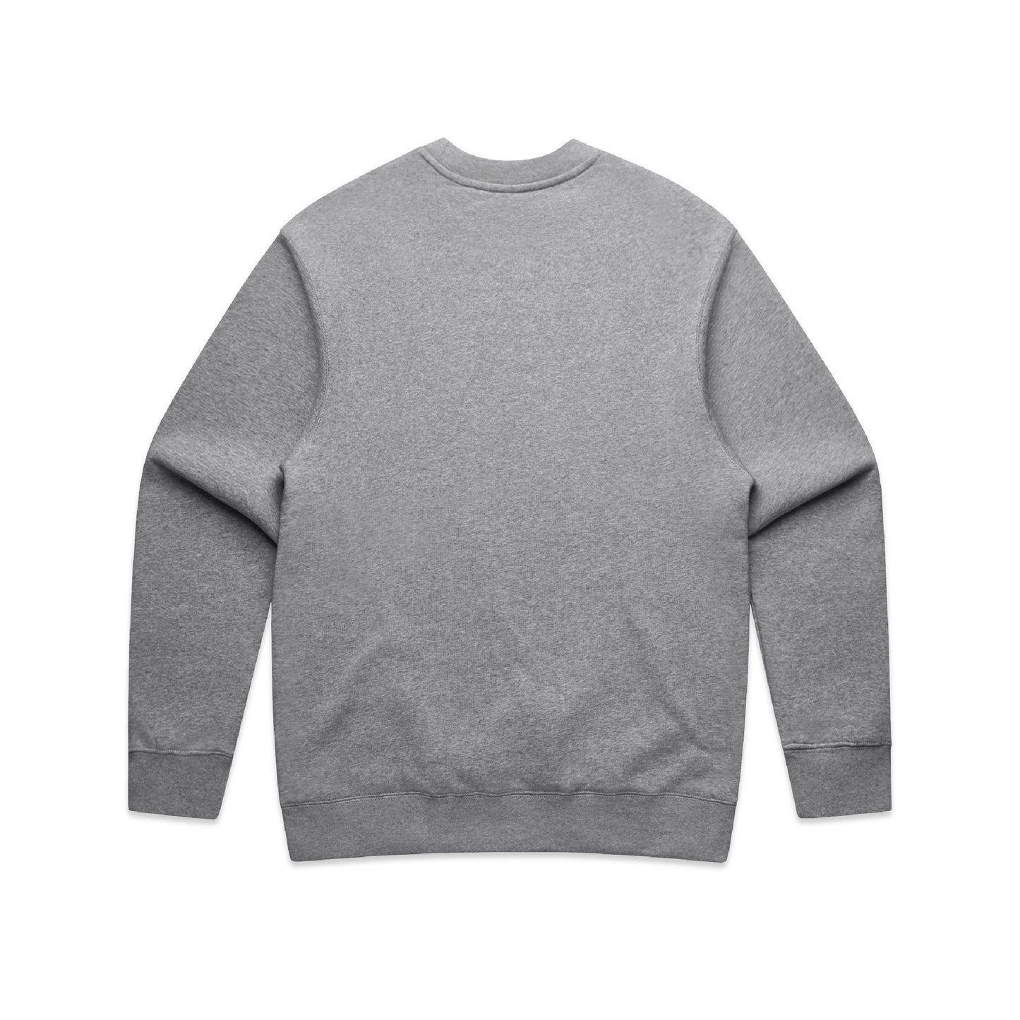 "Mapped" Grey Crewneck
