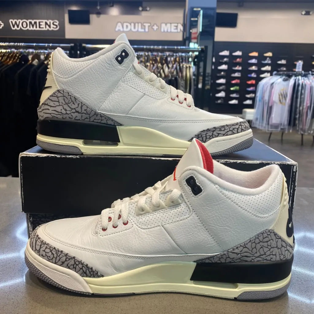Jordan 3 Retro White Cement Reimagined Size 10.5 DN3707-100 - Pre-Owned