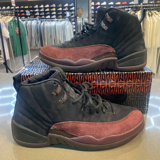 Jordan 12 Retro SP A Ma Maniére Black (Women's) Size 9.5 DV6989-001 - Pre-Owned