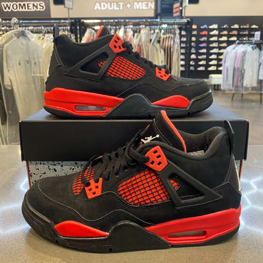 Jordan 4 Retro Red Thunder (GS) Size 6.5Y 408452-016 - Pre-Owned