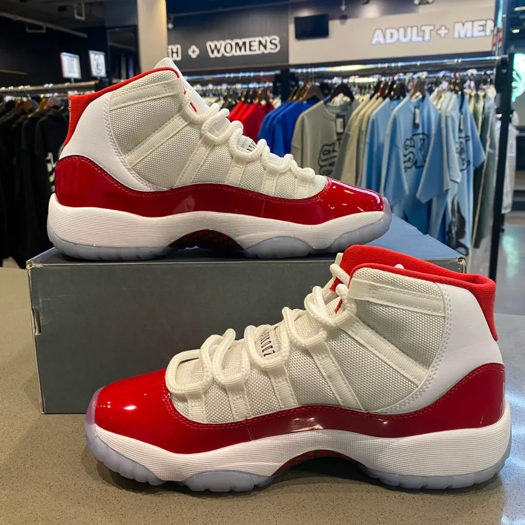 Jordan 11 Retro Cherry (2022) (GS) Size 6Y 378038-116 - Pre-Owned
