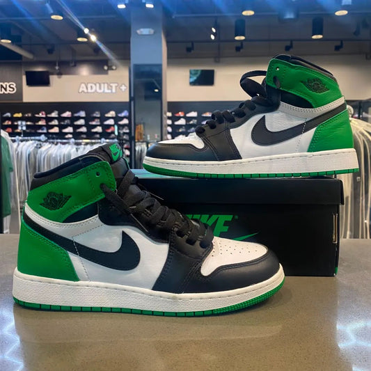Jordan 1 Retro High OG Lucky Green (GS) Size 7Y FD1437-031 - Pre-Owned