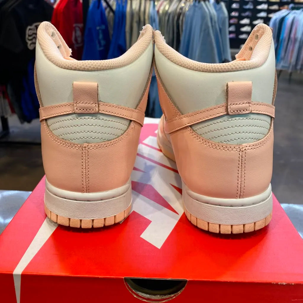 Nike Dunk High Sail Crimson Tint (Women's) Size 8.5W DD1869-104 - Pre-Owned
