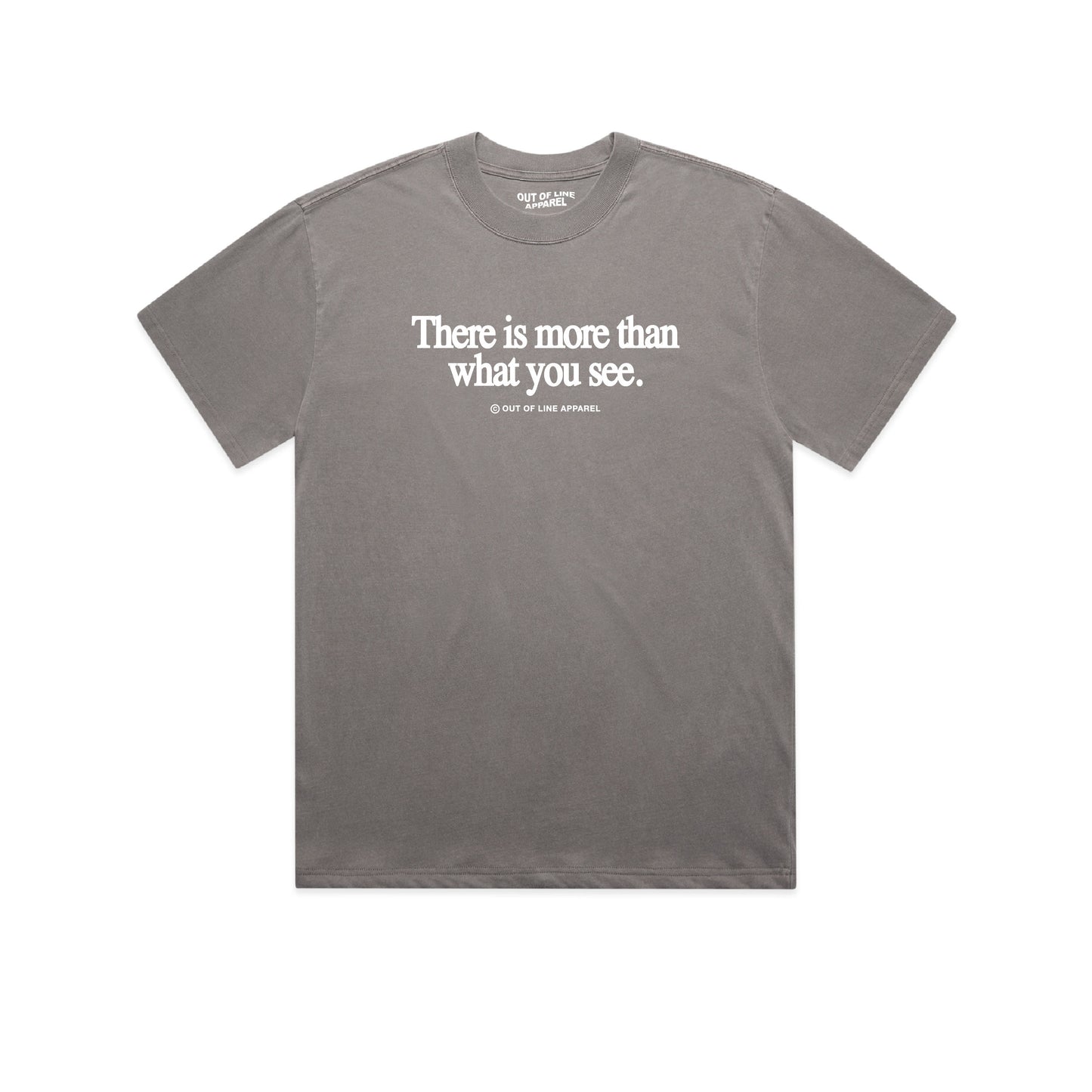 "There is More" V2 -2" Faded Grey Tee