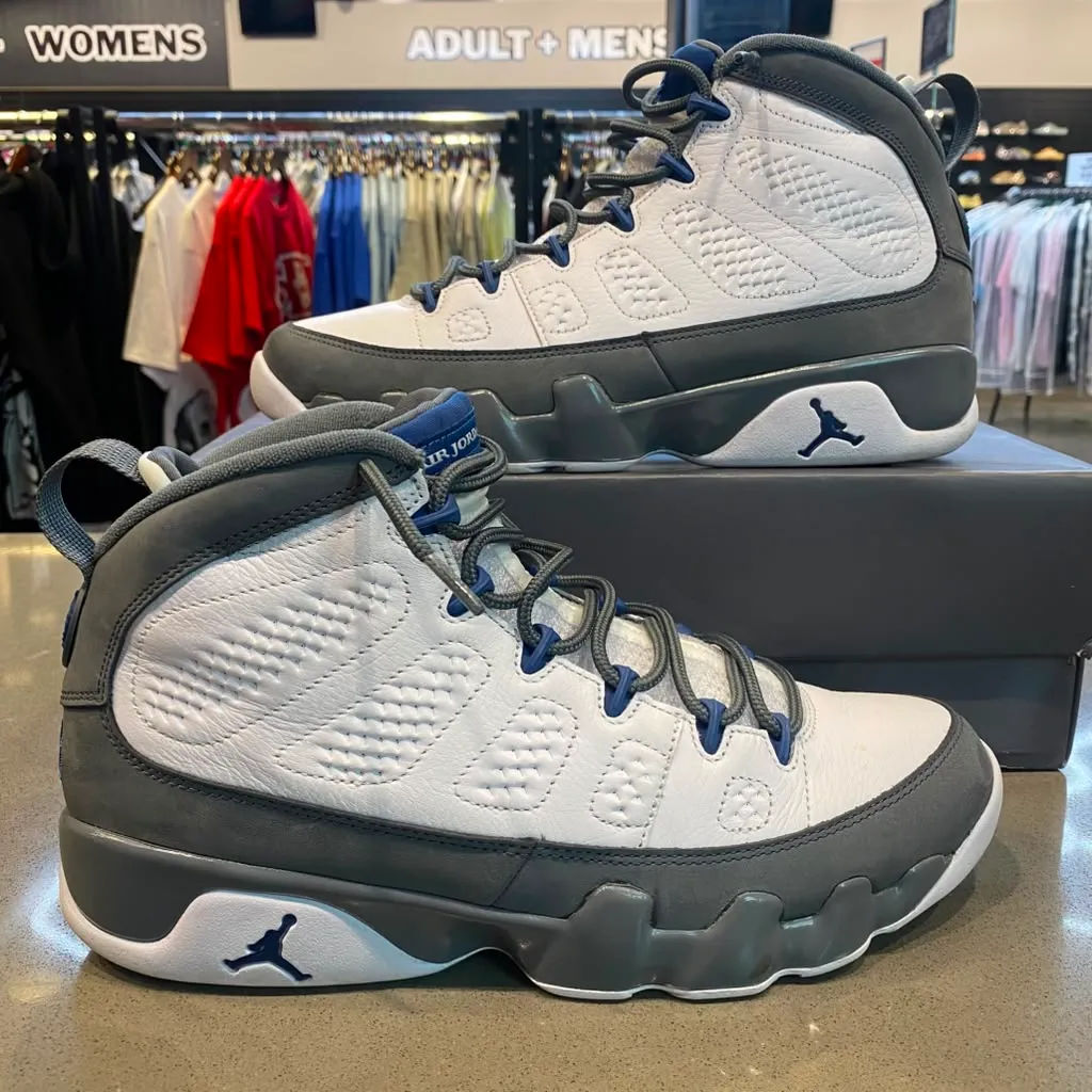 Jordan 9 Retro Flint Grey French Blue (2026) Size 10.5 HV4794-100 - Pre-Owned