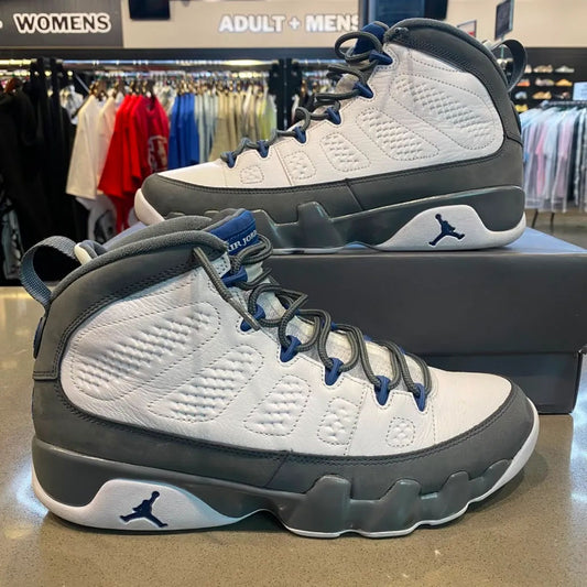 Jordan 9 Retro Flint Grey French Blue (2026) Size 10.5 HV4794-100 - Pre-Owned