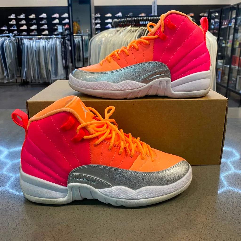 Jordan 12 Retro Sunrise (GS) Size 6Y 510815-601 - Pre-Owned (Replacement Box)