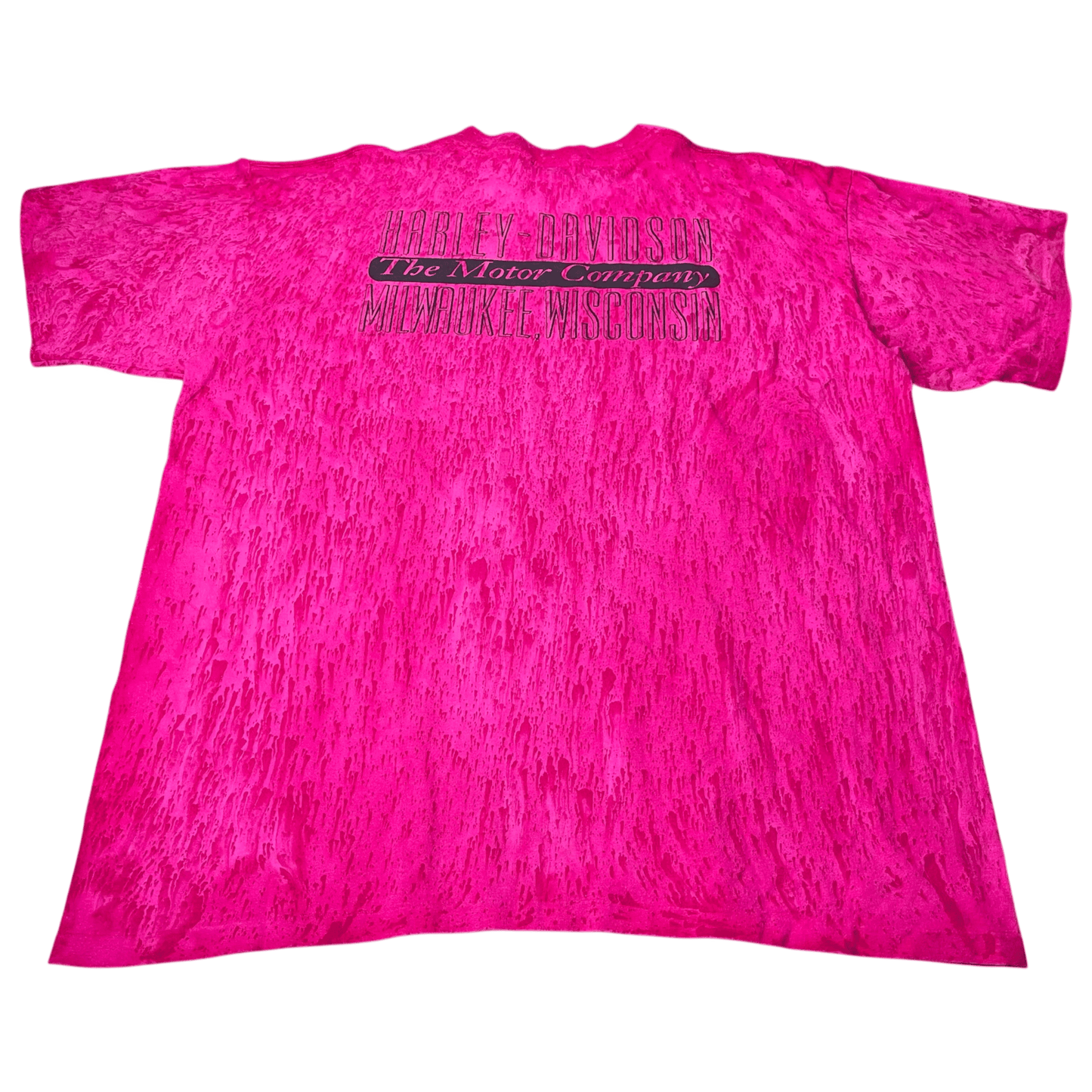 Vintage 1996 Harley-Davidson Eaglethon Acid Wash T-Shirt - Used/Worn