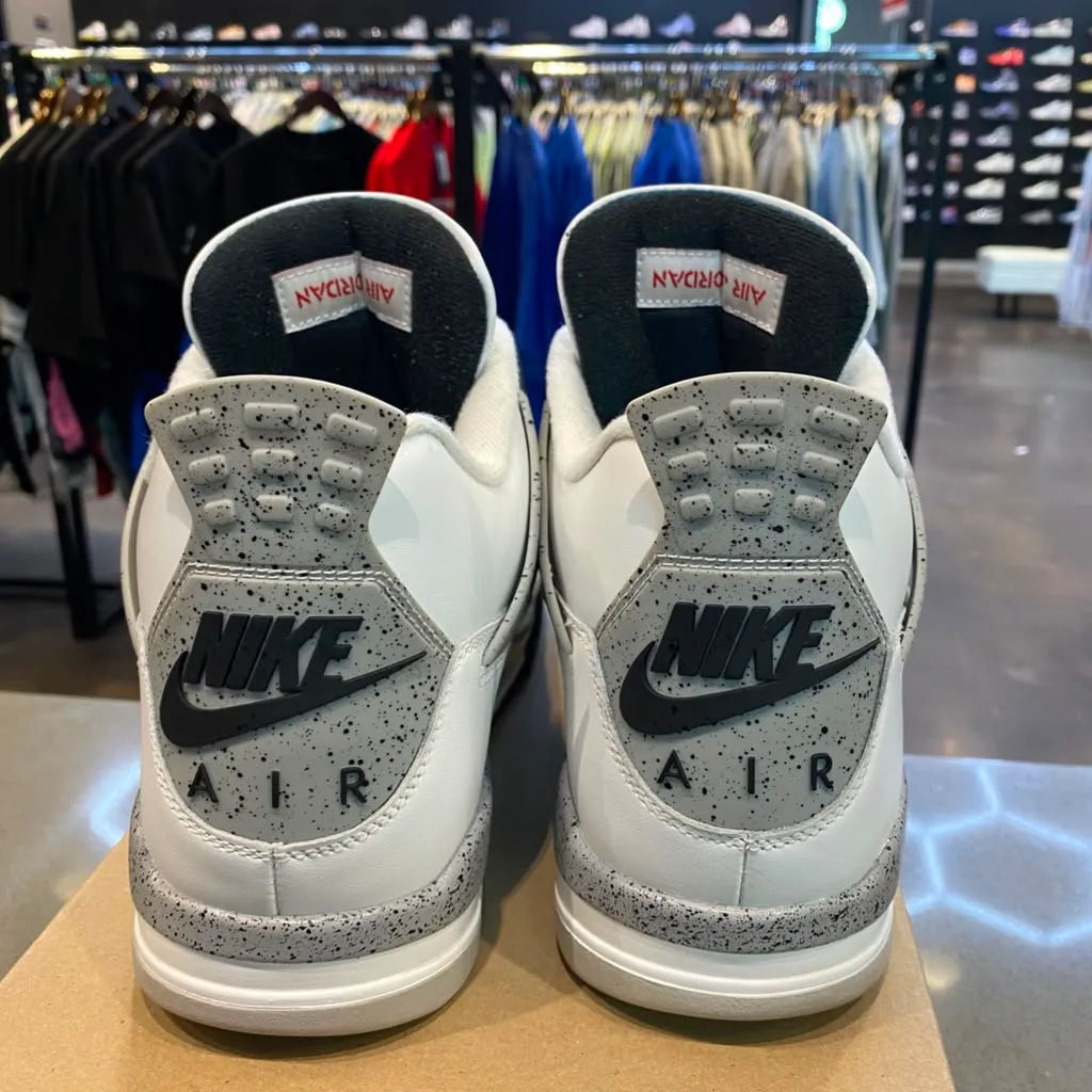Jordan 4 Retro White Cement (2025) Size 12 FV5029-100 - Pre-Owned (Replacement Box)