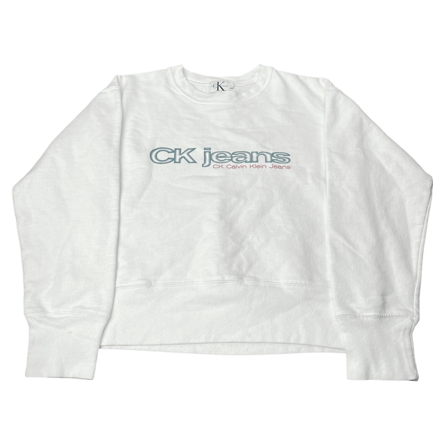 Vintage Calvin Klein Jeans Logo Crewneck Sweatshirt - Used/Worn