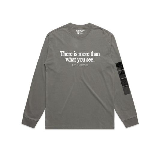 "There is More" Faded Grey V2 LS Tee