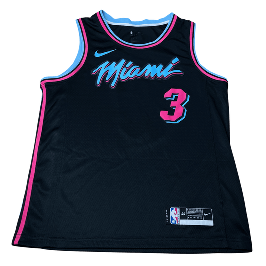 NBA Miami Heat Dwayne Wade #3 Vice Nights Nike Swingman Jersey - Used/Worn