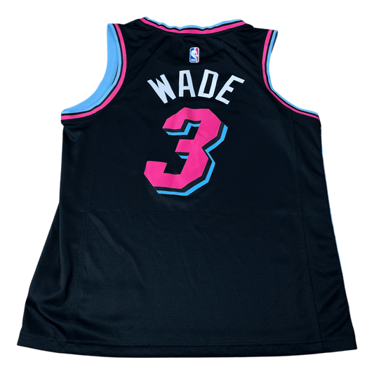NBA Miami Heat Dwayne Wade #3 Vice Nights Nike Swingman Jersey - Used/Worn