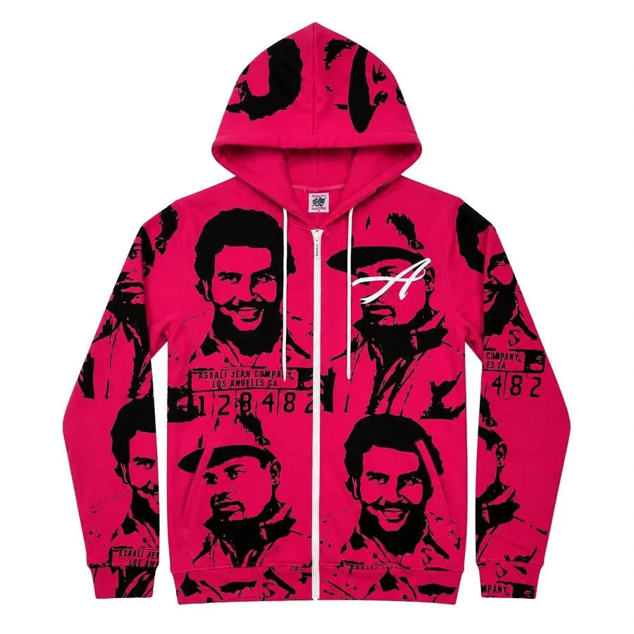 Asaali OG Cartel Hoodie Hot Pink