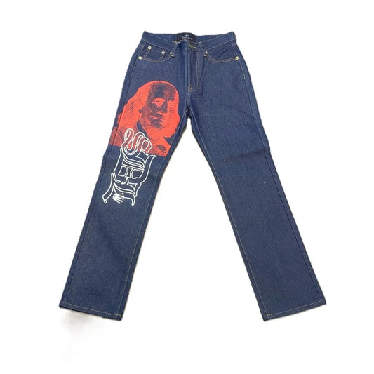 SDL Red Benjamin White Script Blue Jeans