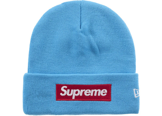Supreme New Era Box Logo Beanie (FW22) Blue