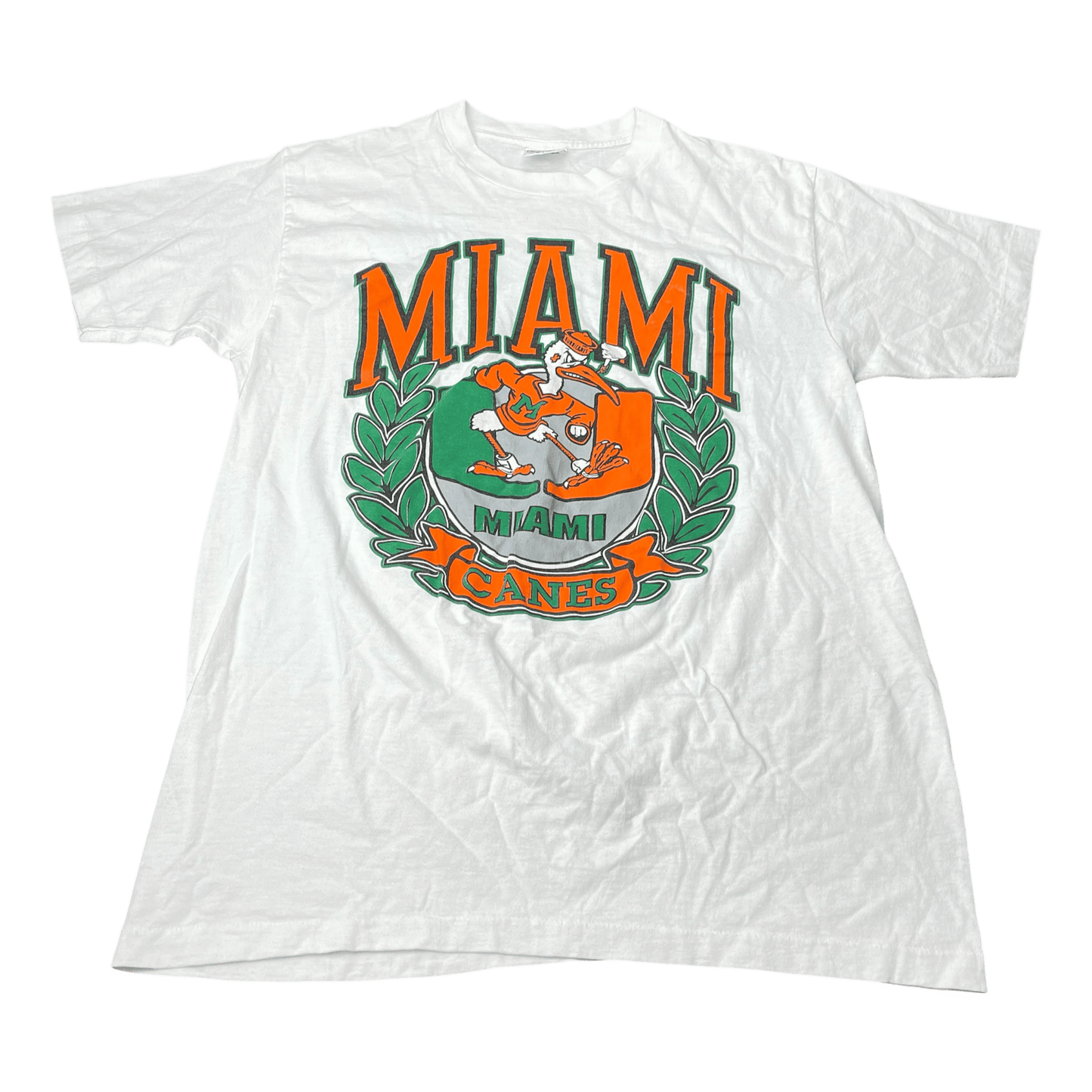 Vintage University of Miami Canes T-Shirt - Used/Worn