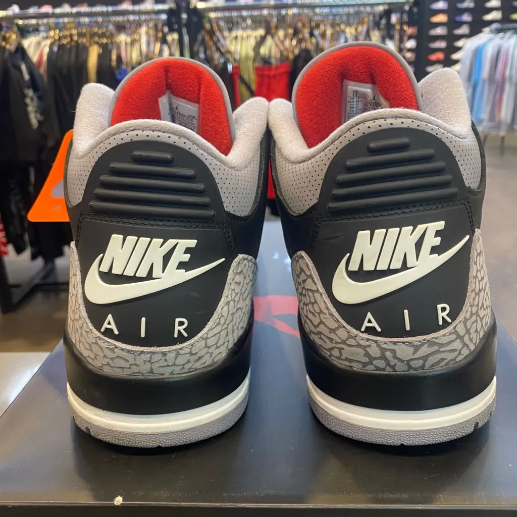 Jordan 3 Retro OG Black Cement (2024) Size 14 DN3707-010 - Pre-Owned