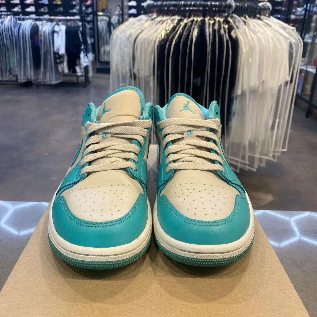 Jordan 1 Low Tropical Teal (Women's) Size 8.5W DC0774-131 - Pre-Owned (Replacement Box)