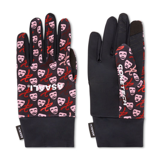 Asaali Sports Gradient Performance Gloves Red