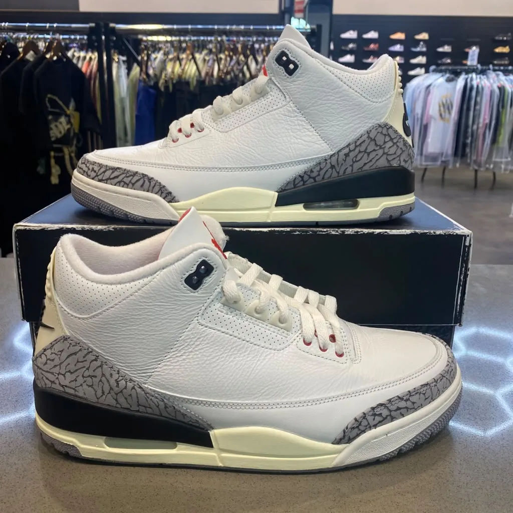 Jordan 3 Retro White Cement Reimagined Size 10.5 DN3707-100 - Pre-Owned