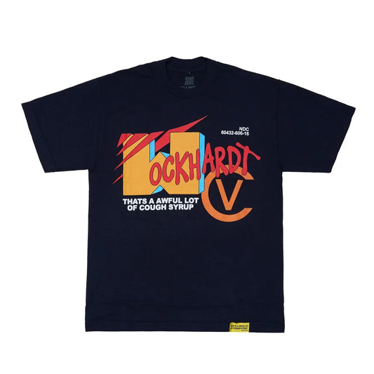 Awful Lot of Cough Syrup Wokhard TV T-Shirt Navy