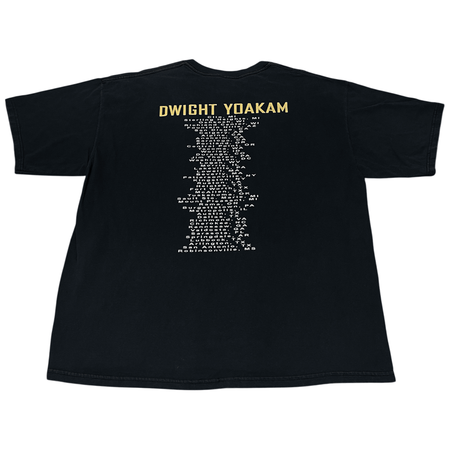 Vintage 2003 Dwight Yoakam Population Me Country Music T-Shirt - Used