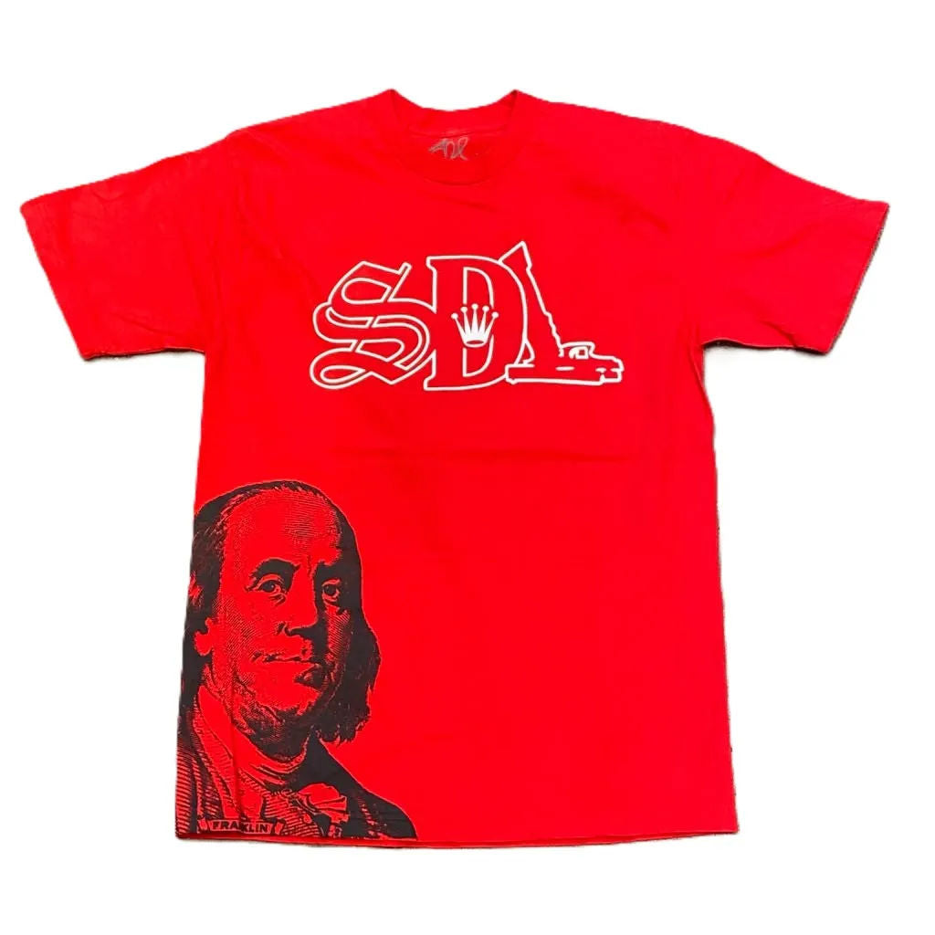 SDL Crown Logo Benjamin Tee Red/Black