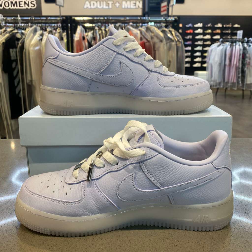 Nike Air Force 1 Low Drake NOCTA Certified Lover Boy Palest Purple (GS) Size 6Y HQ1772-500 - Pre-Owned