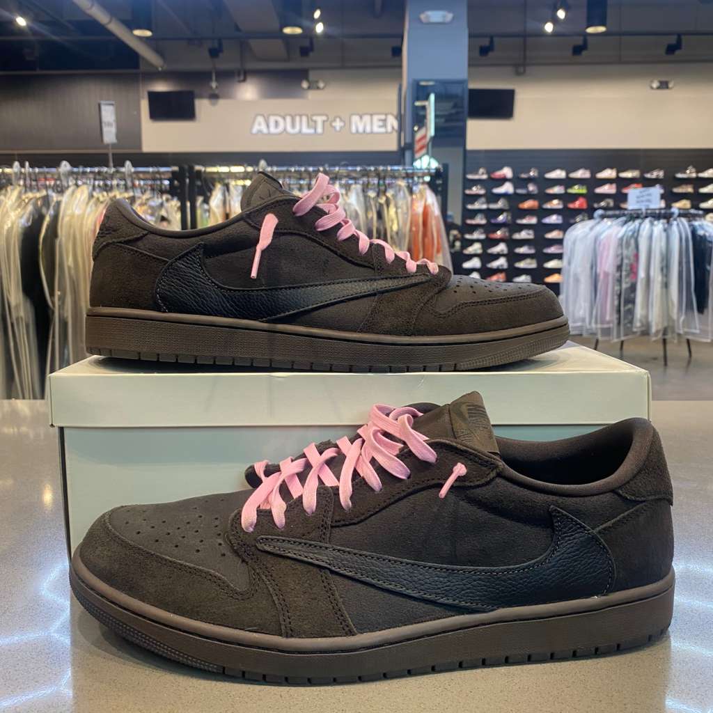Jordan 1 Retro Low OG SP Travis Scott Velvet Brown - Pre-Owned