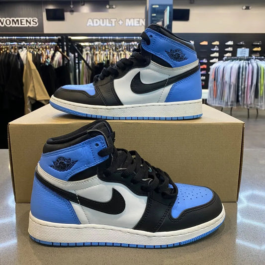 Jordan 1 Retro High OG UNC Toe (GS) Size 4.5Y FD1437-400 - Pre-Owned (Replacement Box)