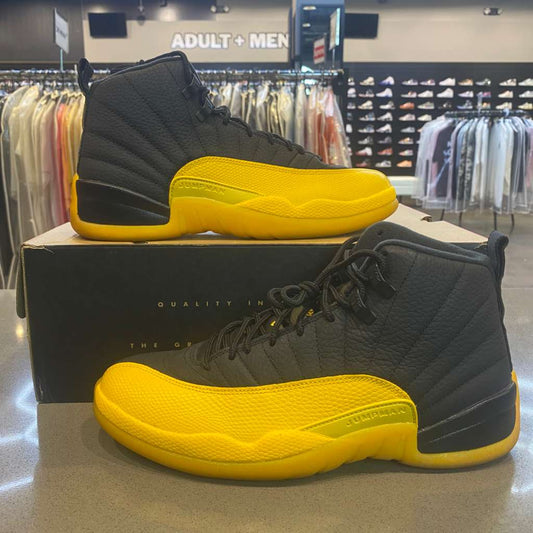 Jordan 12 Retro Black University Gold Size 8.5 130690-070 - Pre-Owned
