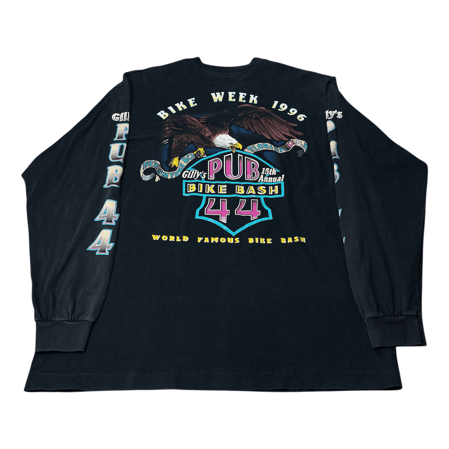Vintage Bike Week 1996 Pub 44 Long-Sleeve T-Shirt - Used/Worn