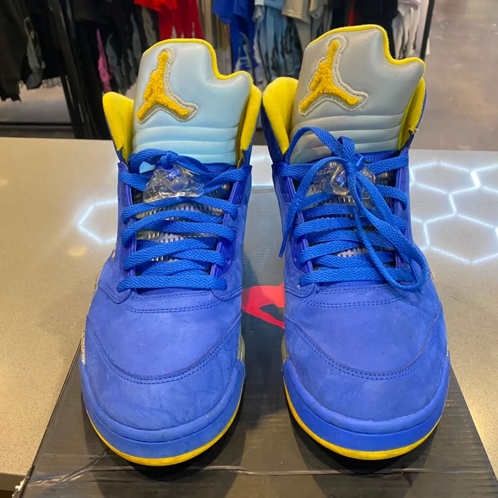 Jordan 5 Retro JSP Laney Varsity Royal Size 12 CD2720-400 - Pre-Owned