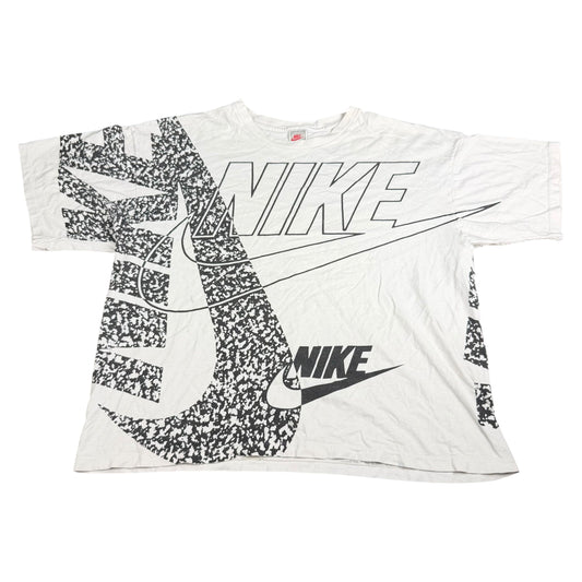 Vintage 90s Nike Big Logo AOP T-Shirt - Used/Worn