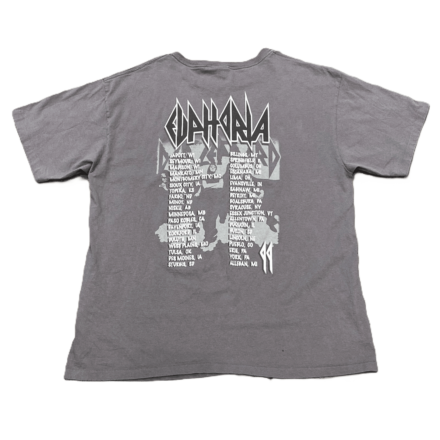 1999 Def Leppard Euphoria Tour Band T Shirt - Used/Worn