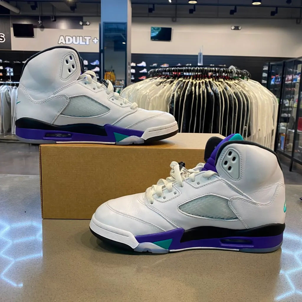 Jordan 5 Retro Grape (2025) Size 8.5 HQ7978-100 - Pre-Owned (Replacement Box)