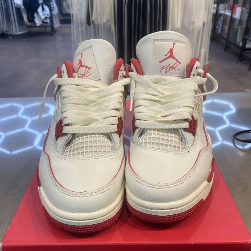 Jordan 4 Retro Valentine's Day Sierra Red (Women's) Size 7.5W HV0823-108 - Pre-Owned