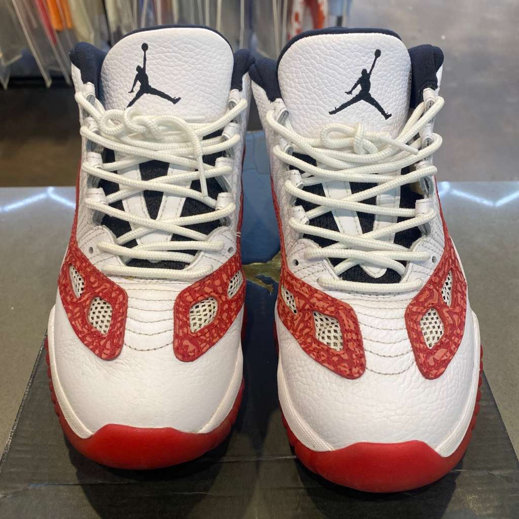 Jordan 11 Retro Low IE White Gym Red Size 8.5 919712-101 - Pre-Owned