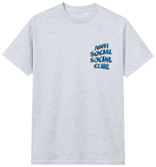 Anti Social Social Club Hidden Messages 8.0 Tee Heather Grey