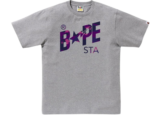 BAPE Color Camo Bape Sta Logo Tee Tee Gray